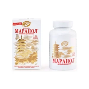 МАРАНОЛ, омоложение и продление активной жизни, панты алтайского марала и пантогематоген, 120 капсул